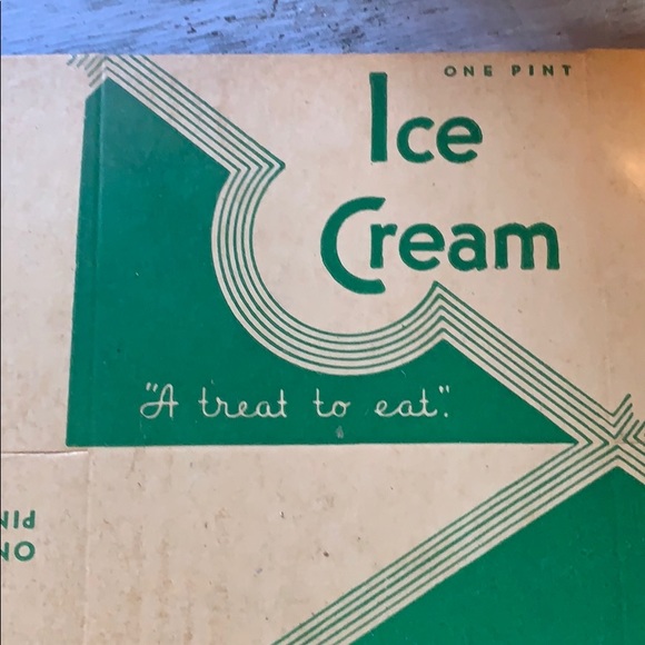 American Vintage Kitchen Vintage Ice Cream Boxes Kitchen Decor